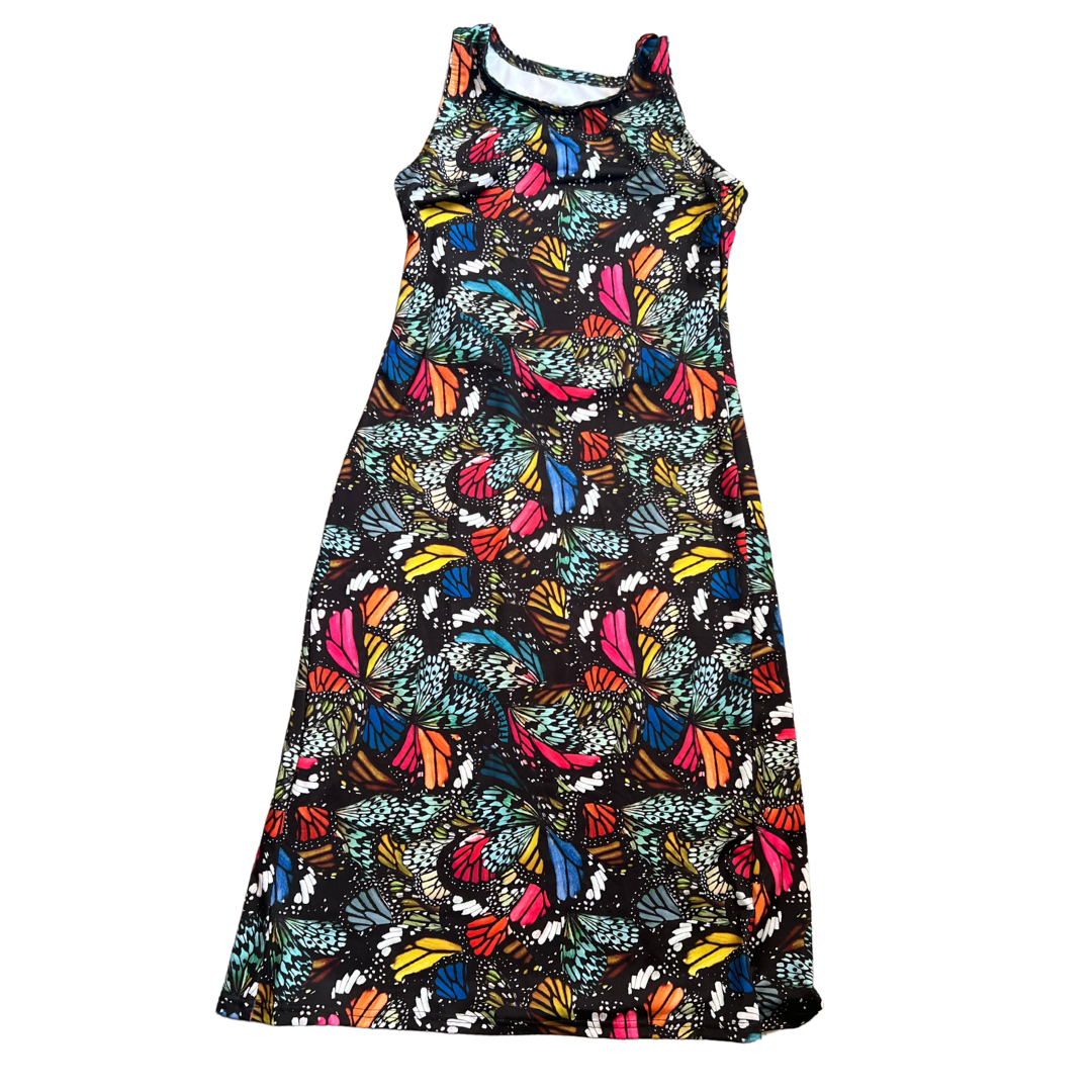 VESTIDO MIDI MARIPOSAS